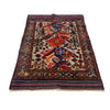 Barjasta Area Rug Handmade Beige Floral 4x6 ft