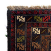 Baluchi Rug Handmade Multi Geometric 4x6 ft