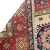 Kazak Rug Handmade Beige Medallion 4x7 ft