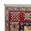Kazak Rug Handmade Ivory Medallion 2x4 ft