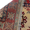 Kazak Rug Handmade Ivory Medallion 2x4 ft