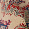 Kazak Rug Handmade Ivory Medallion 3x5 ft