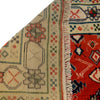 Oushak Area Rug Handmade Deep Red Floral 5x8 ft