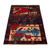 Pictorial Rug Handmade Multi Design