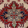 Kazak Rug Handmade Beige Medallion 4x7 ft