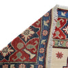 Kazak Rug Handmade Beige Medallion 4x7 ft