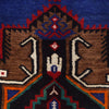 Baluchi Rug Handmade Multi Geometric 4x6 ft