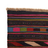 Table Sheet Runner Rug Handmade Brown Curvilinear 5' Runner