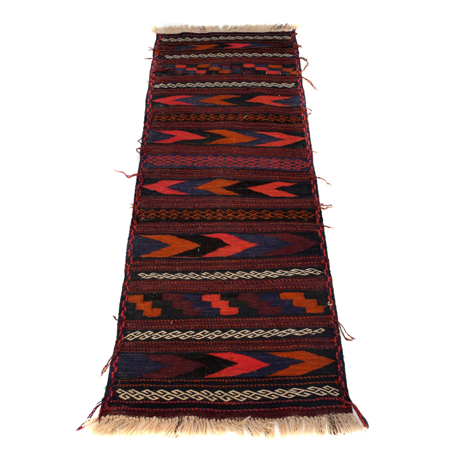 Table Sheet Runner Handmade Multi Curvilinear 5' Runner