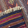 Laghari Kilim Area Rug Handmade Multi Geometric 4x7 ft