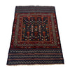 Baluchi Rug Handmade Multi Geometric 2x4 ft