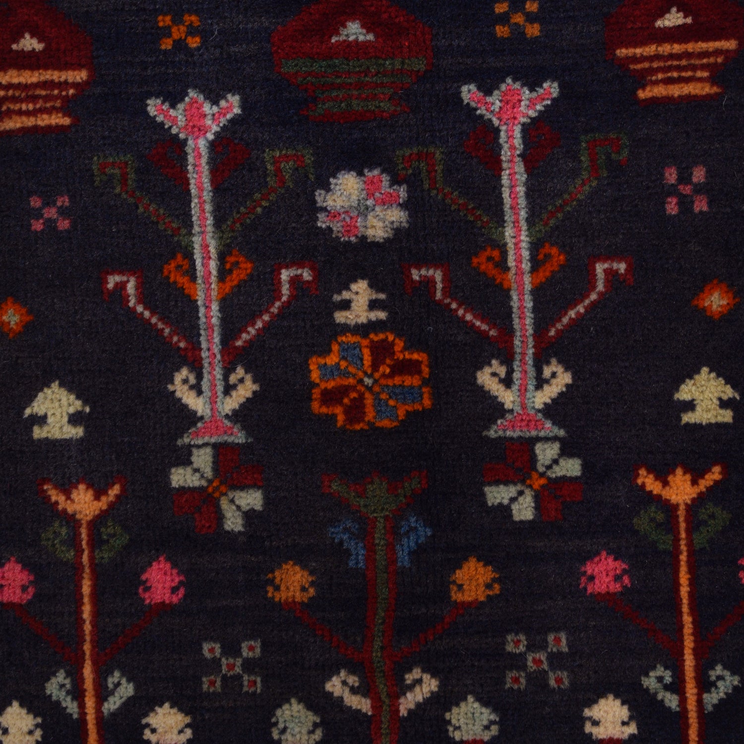 Baluchi Rug Handmade Multi Geometric 2x4 ft