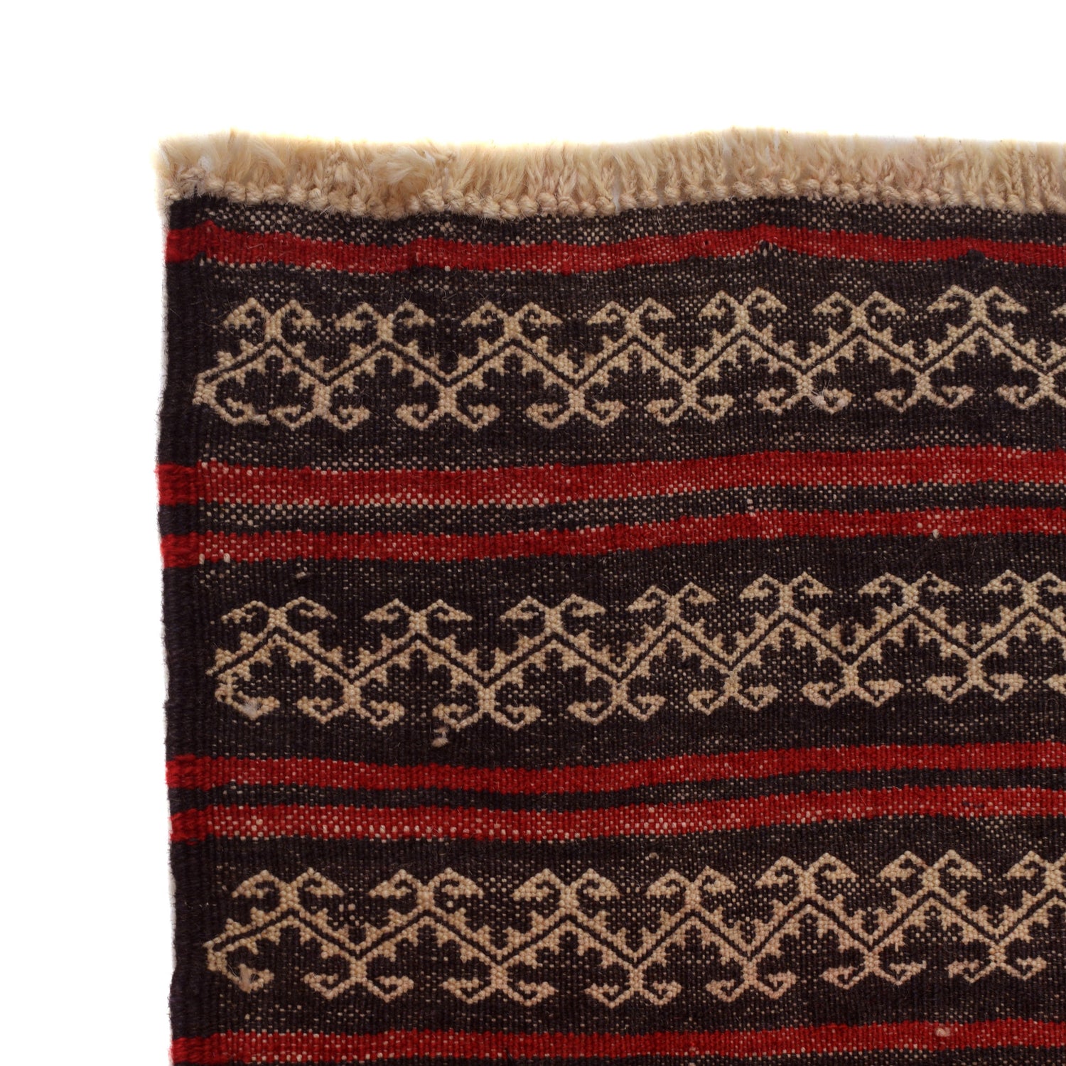 Baluchi Rug Handmade Brown Geometric 3x5 ft