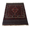 Baluchi Rug Handmade Multi Geometric 2x4 ft