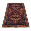 Baluchi Rug Handmade Multi Geometric 4x6 ft