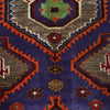 Baluchi Rug Handmade Multi Geometric 4x6 ft