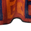 Maimana Kilim Area Rug Handmade Firebrick Floral 4x6 ft