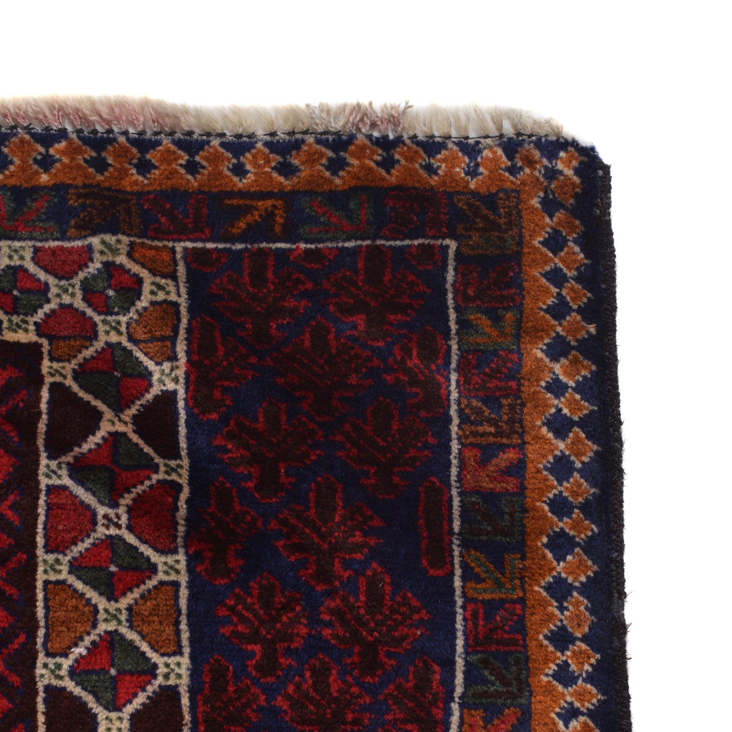 Baluchi Rug Handmade Multi Prayer Design 3x5 ft