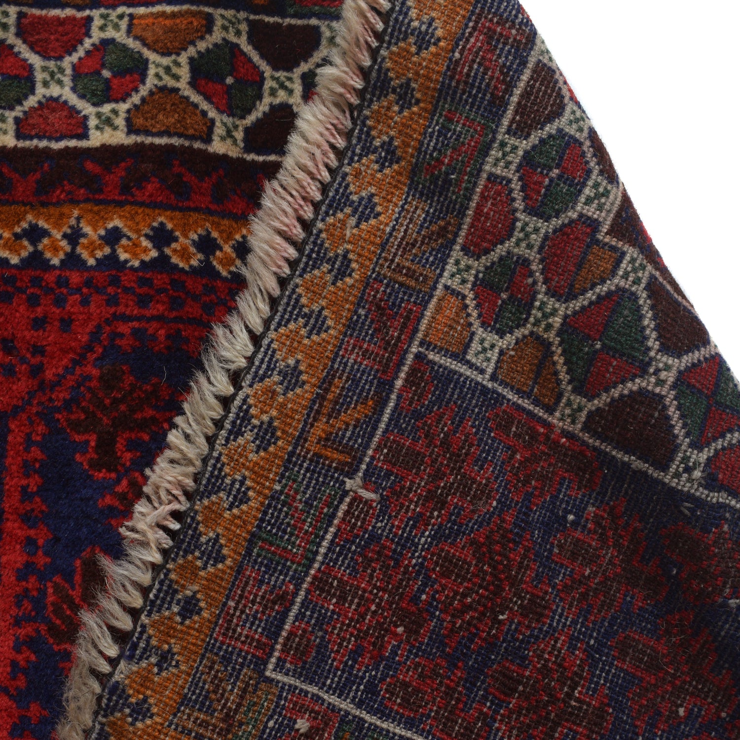 Baluchi Rug Handmade Multi Prayer Design 3x5 ft