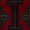 Baluchi Rug Handmade Red Geometric 3x5 ft