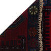 Baluchi Rug Handmade Red Geometric 3x5 ft
