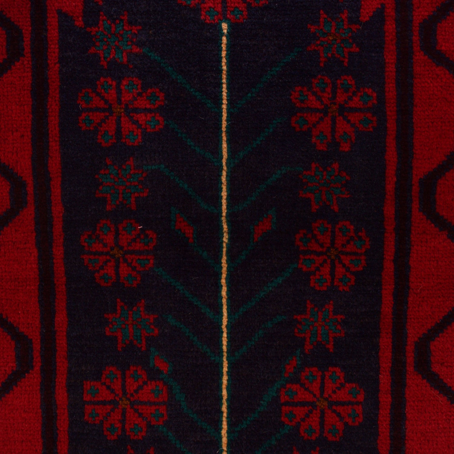 Baluchi Rug Handmade Beige Geometric 3x5 ft