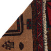 Baluchi Rug Handmade Beige Geometric 3x5 ft