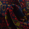 Baluchi Rug Handmade Blue Geometric 4x6 ft