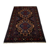 Baluchi Rug Handmade Multi Geometric 4x7 ft