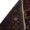 Baluchi Rug Handmade Multi Geometric 4x7 ft