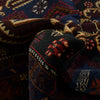 Baluchi Rug Handmade Multi Geometric 4x7 ft