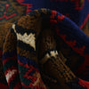 Baluchi Rug Handmade Blue Geometric 4x6 ft