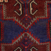 Baluchi Rug Handmade Blue Geometric 4x6 ft