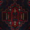 Baluchi Rug Handmade Multi Geometric 4x6 ft
