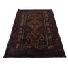 Baluchi Rug Handmade Multi Geometric 4x7 ft