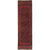 Mashwani Area Rug Runner Handmade Deep Red Geometric 8'