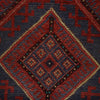 Mashwani Area Rug Runner Handmade Deep Red Geometric 8'