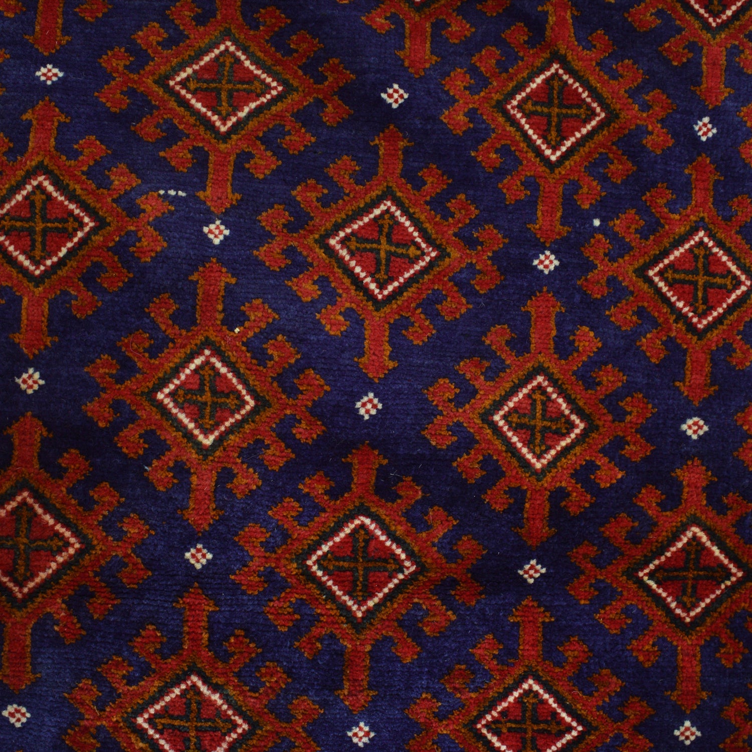 Baluchi Rug Handmade Multi Geometric 4x6 ft
