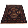 Baluchi Rug Handmade Multi Geometric 4x6 ft