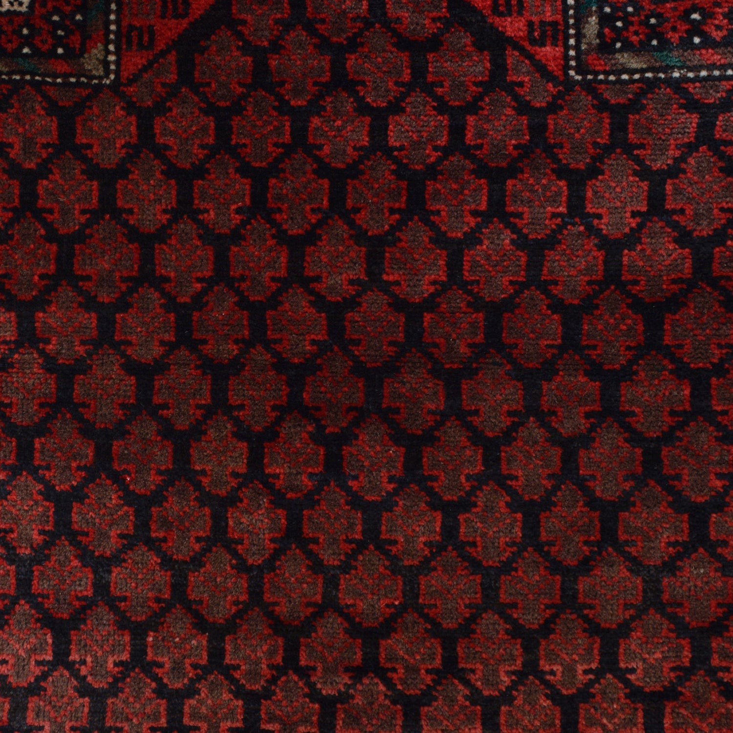 Baluchi Rug Handmade Red Prayer Design 2x4 ft