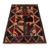 Baluchi Rug Handmade Multi Geometric 3x5 ft