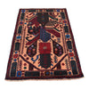 Baluchi Rug Handmade Multi Geometric 3x5 ft
