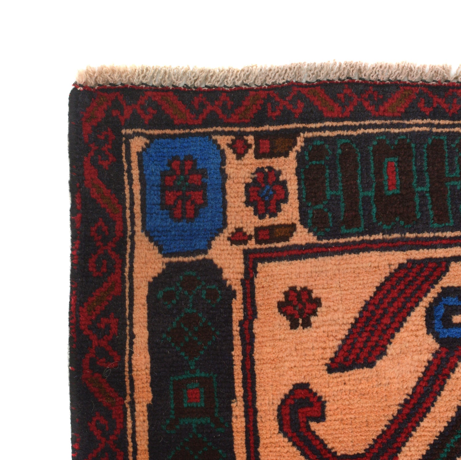 Baluchi Rug Handmade Multi Geometric 3x5 ft