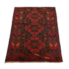 Baluchi Rug Handmade Multi Geometric 3x5 ft