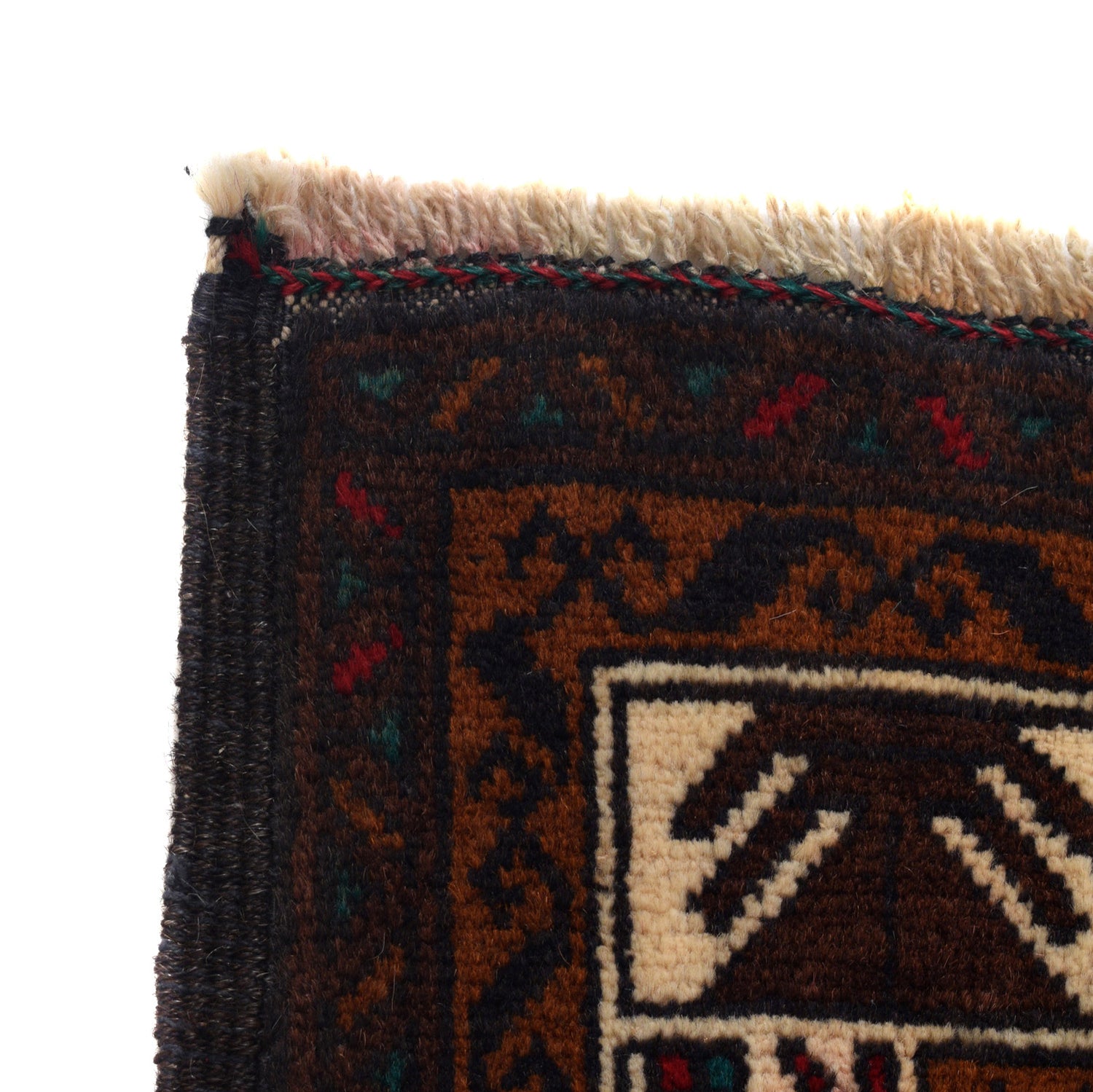 Baluchi Rug Handmade Multi Geometric 3x5 ft