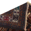 Baluchi Rug Handmade Multi Geometric 3x5 ft