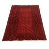 Bokhara Rug Handmade Vibrant Red Medallion 4x6 ft