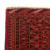Bokhara Rug Handmade Vibrant Red Medallion 4x6 ft
