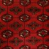 Bokhara Rug Handmade Vibrant Red Medallion 4x6 ft