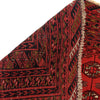 Bokhara Rug Handmade Vibrant Red Medallion 4x6 ft